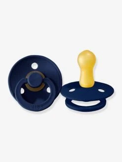Lot De 2 Sucettes-tétines BIBS Colour Ou Colour Night, Taille 2 De 6 à 18 Mois Deep Space & Petrol Blue - Bibs -Hape Boutique lot de 2 sucettes tetines bibs colour ou colour night taille 2 de 6 a 18 mois 5
