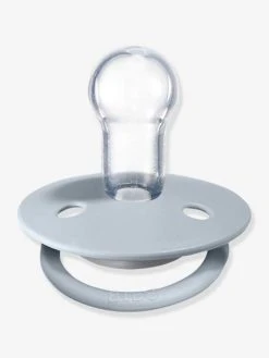 Lot De 2 Sucettes-tétines BIBS De Lux En Silicone Gris Fer + Bleu Layette - Bibs -Hape Boutique lot de 2 sucettes tetines bibs de lux en silicone 3