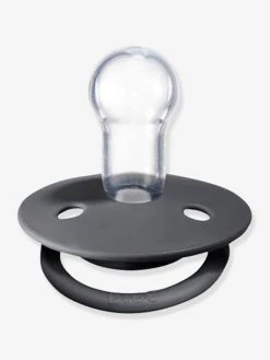 Lot De 2 Sucettes-tétines BIBS De Lux En Silicone Gris Fer + Bleu Layette - Bibs -Hape Boutique lot de 2 sucettes tetines bibs de lux en silicone 4