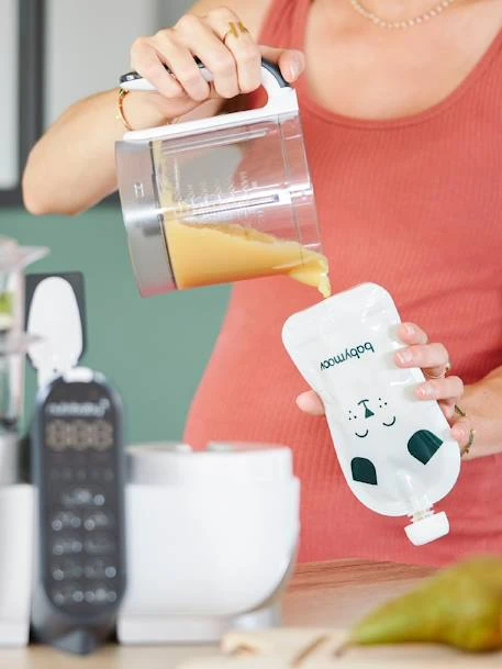 Lot De 20 Gourdes Réutilisables BABYMOOV Bleu - Babymoov 2 Lot De 20 Gourdes Réutilisables BABYMOOV Bleu - Babymoov – Image 2