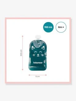 Lot De 20 Gourdes Réutilisables BABYMOOV Bleu - Babymoov 11 Lot De 20 Gourdes Réutilisables BABYMOOV Bleu - Babymoov -Hape Boutique lot de 20 gourdes reutilisables babymoov 5