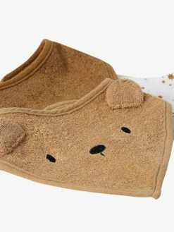 Lot De 3 Bavoirs Bandanas En éponge Et Gaze De Coton Caramel - Vertbaudet -Hape Boutique lot de 3 bavoirs bandanas en eponge et gaze de coton 4