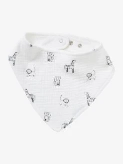 Lot De 3 Bavoirs Bandanas En Gaze De Coton Lot Vert Panda - Vertbaudet -Hape Boutique lot de 3 bavoirs bandanas en gaze de coton 2