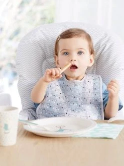 Lot De 3 Bavoirs Plastifiés Avec Récupérateur Assortis Ours - Vertbaudet -Hape Boutique lot de 3 bavoirs plastifies avec recuperateur 4