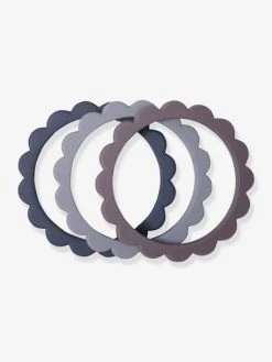 Lot De 3 Bracelets De Dentition Fleur - MUSHIE Vert - Mushie