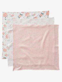 Lot De 3 Langes EAU DE ROSE Rose - Vertbaudet -Hape Boutique lot de 3 langes eau de rose 4