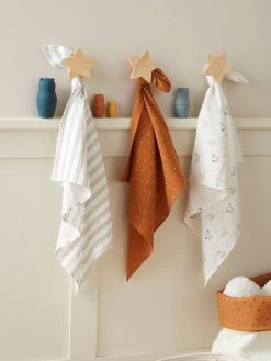 Lot De 3 Langes En Gaze De Coton Bio* PETIT NOMADE écru / Multicolore - Vertbaudet 6 Lot De 3 Langes En Gaze De Coton Bio* PETIT NOMADE écru / Multicolore - Vertbaudet -Hape Boutique lot de 3 langes en gaze de coton bio petit nomade 2