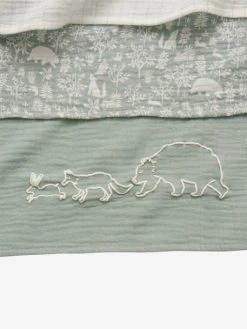 Lot De 3 Langes En Gaze De Coton DANS LES BOIS Multicolore - Vertbaudet 10 Lot De 3 Langes En Gaze De Coton DANS LES BOIS Multicolore - Vertbaudet -Hape Boutique lot de 3 langes en gaze de coton dans les bois 4