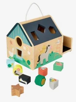 Maison Des Formes En Bois FSC® Multicolore - Vertbaudet -Hape Boutique maison des formes en bois fsc 3