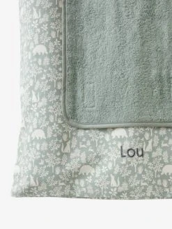 Matelas à Langer + 2 Tapis De Change DANS LES BOIS Vert Sauge - Vertbaudet -Hape Boutique matelas a langer 2 tapis de change dans les bois 4