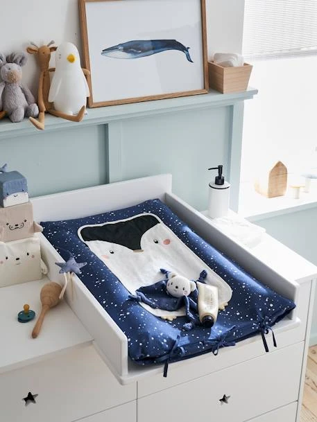 Matelas à Langer + 2 Tapis De Change ETOILE POLAIRE Bleu / Multicolore - Vertbaudet 3 Matelas à Langer + 2 Tapis De Change ETOILE POLAIRE Bleu / Multicolore - Vertbaudet – Image 3