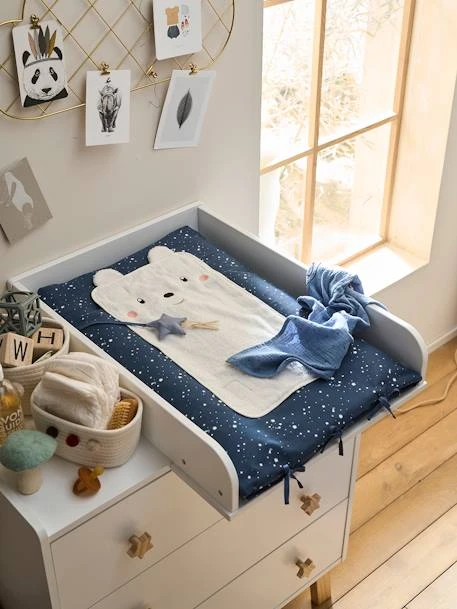 Matelas à Langer + 2 Tapis De Change ETOILE POLAIRE Bleu / Multicolore - Vertbaudet 4 Matelas à Langer + 2 Tapis De Change ETOILE POLAIRE Bleu / Multicolore - Vertbaudet – Image 4