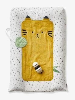 Matelas à Langer + 2 Tapis De Change Personnalisable HANOÏ écru / Multicolore - Vertbaudet -Hape Boutique matelas a langer 2 tapis de change personnalisable hanoi 2