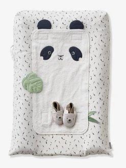 Matelas à Langer + 2 Tapis De Change Personnalisable HANOÏ écru / Multicolore - Vertbaudet -Hape Boutique matelas a langer 2 tapis de change personnalisable hanoi 3