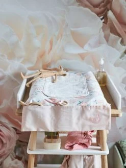 Matelas à Langer EAU DE ROSE écru / Rose - Vertbaudet -Hape Boutique matelas a langer eau de rose 3