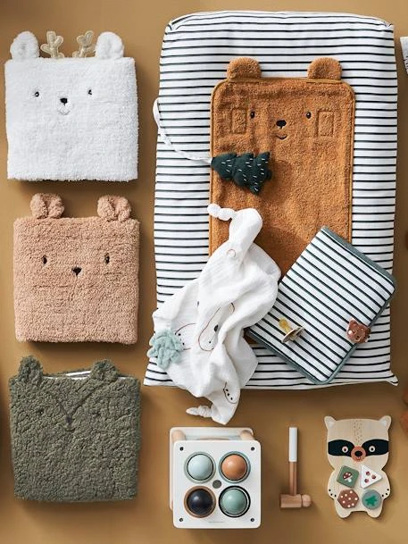 Matelas à Langer GREEN FOREST Personnalisable Beige / Multicolore - Vertbaudet 3 Matelas à Langer GREEN FOREST Personnalisable Beige / Multicolore - Vertbaudet – Image 3