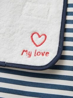 Matelas à Langer MARINIÈRE Blanc/bleu - Vertbaudet -Hape Boutique matelas a langer mariniere 4