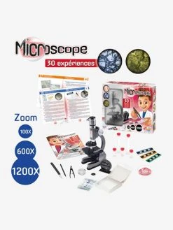 Microscope - 30 Expériences BUKI Rouge - Buki -Hape Boutique microscope 30 experiences buki 2
