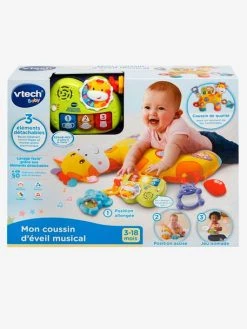 Mon Coussin D’éveil Musical VTECH Multicolore - Toutes Les Marques -Hape Boutique mon coussin deveil musical vtech 3