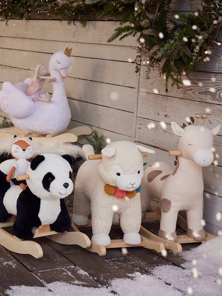 Panda à Bascule Bébé En Bois FSC® Blanc - Vertbaudet 1 Panda à Bascule Bébé En Bois FSC® Blanc - Vertbaudet