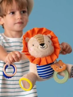 Peluche D'activités Lion - TAF TOYS Orange - Taf Toys -Hape Boutique peluche dactivites lion taf toys 3