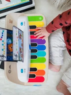 Piano Connecté Magic Touch - HAPE Blanc - Hape -Hape Boutique piano connecte magic touch hape 3