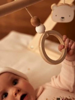 Portique D'éveil Base Triangle En Bois FSC® Beige - Vertbaudet -Hape Boutique portique deveil base triangle en bois fsc 2