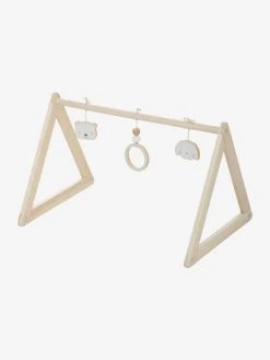 Portique D'éveil Base Triangle En Bois FSC® Beige - Vertbaudet -Hape Boutique portique deveil base triangle en bois fsc 3