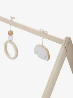 Portique D'éveil Base Triangle En Bois FSC® Beige - Vertbaudet -Hape Boutique portique deveil base triangle en bois fsc 5