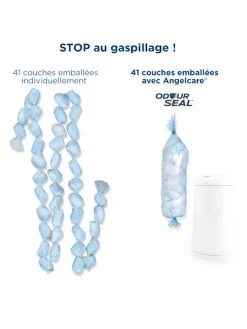 Poubelle à Couches Dress Up ANGELCARE Blanc - Angelcare -Hape Boutique poubelle a couches dress up angelcare 5