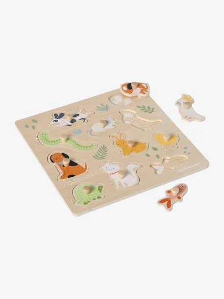 Puzzle Boutons Animaux De Compagnie En Bois FSC® Multicolore - Vertbaudet 4 Puzzle Boutons Animaux De Compagnie En Bois FSC® Multicolore - Vertbaudet – Image 4