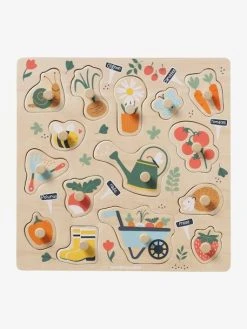 Puzzle Boutons Jardin En Bois FSC® Multicolore - Vertbaudet -Hape Boutique puzzle boutons jardin en bois fsc 2