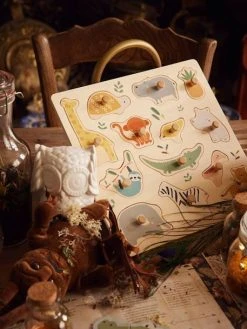 Puzzle Boutons Jungle En Bois FSC® Multicolore - Vertbaudet 8 Puzzle Boutons Jungle En Bois FSC® Multicolore - Vertbaudet -Hape Boutique puzzle boutons jungle en bois fsc 2