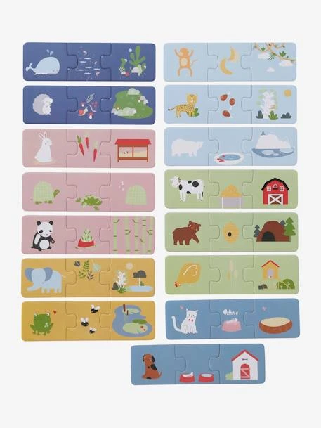 Puzzle D'association Trio - Les Animaux Multicolore - Vertbaudet 1 Puzzle D'association Trio - Les Animaux Multicolore - Vertbaudet