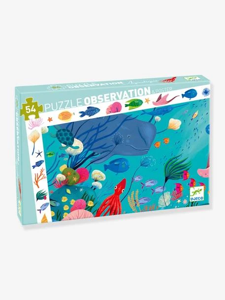 Puzzle D'observation Aquatique DJECO Bleu - Djeco 1 Puzzle D'observation Aquatique DJECO Bleu - Djeco