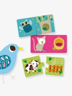 Puzzle Duo Habitat - DJECO Multicolore - Djeco -Hape Boutique puzzle duo habitat djeco 3