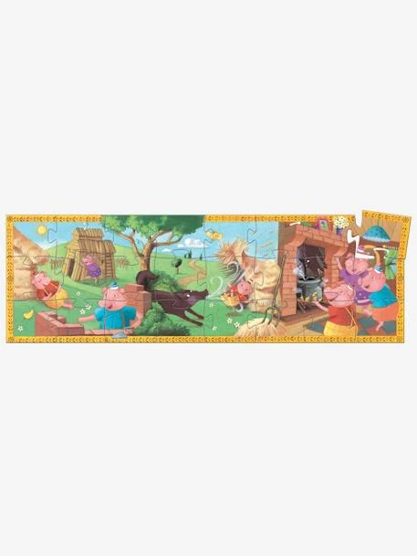 Puzzle Les 3 Petits Cochons 24 Pièces DJECO Multicolore - Djeco 2 Puzzle Les 3 Petits Cochons 24 Pièces DJECO Multicolore - Djeco – Image 2