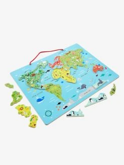 Puzzle Monde Magnétique En Bois FSC® Multicolore - Vertbaudet -Hape Boutique puzzle monde magnetique en bois fsc 2