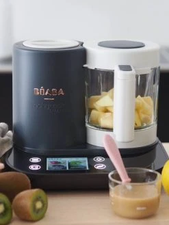 Robot Connecté BEABA Babycook Smart Gris Anthracite/blanc - Beaba -Hape Boutique robot connecte beaba babycook smart 3