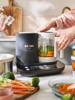 Robot Connecté BEABA Babycook Smart Gris Anthracite/blanc - Beaba -Hape Boutique robot connecte beaba babycook smart 4