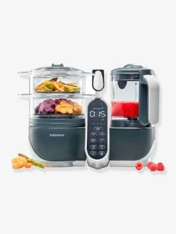 Robot Multifonction BABYMOOV Nutribaby+ Préparateur Culinaire Cuiseur Et Mixeur Industrial Grey - Babymoov -Hape Boutique robot multifonction babymoov nutribaby preparateur culinaire cuiseur et mixeur 4