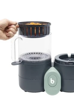 Robot Multifonction Préparateur Culinaire Cuiseur Et Mixeur BABYMOOV Nutribaby One Noir/gris - Babymoov -Hape Boutique robot multifonction preparateur culinaire cuiseur et mixeur babymoov nutribaby one 2