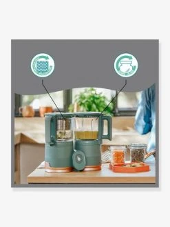 Robot Multifonctions Nutribaby Glass BABYMOOV Forest Green - Babymoov -Hape Boutique robot multifonctions nutribaby glass babymoov 5