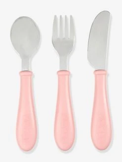 Set 3 Couverts D'apprentissage Inox BEABA Airy Green - Beaba -Hape Boutique set 3 couverts dapprentissage inox beaba 5