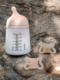 Set Biberon Zero.Zero + Sucette SUAVINEX Rose Nude - Suavinex -Hape Boutique set biberon zero.zero sucette suavinex 5