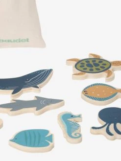 Set D'animaux Marins En Bois FSC® Bleu - Vertbaudet -Hape Boutique set danimaux marins en bois fsc 2