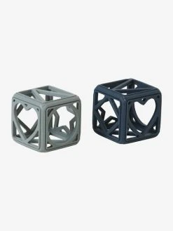 Set De 2 Cubes En Silicone Bleu - Vertbaudet -Hape Boutique set de 2 cubes en silicone 2