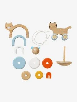 Set De 3 Jouets En Bambou Multicolore - Vertbaudet -Hape Boutique set de 3 jouets en bambou 2