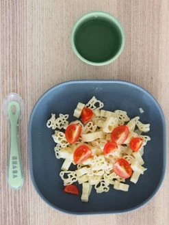 Set Vaisselle 4 Pièces Silicone BEABA Rose - Beaba -Hape Boutique set vaisselle 4 pieces silicone beaba 3