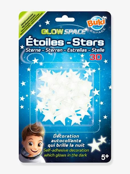 Stickers étoiles 3D BUKI Blanc - Buki 1 Stickers étoiles 3D BUKI Blanc - Buki